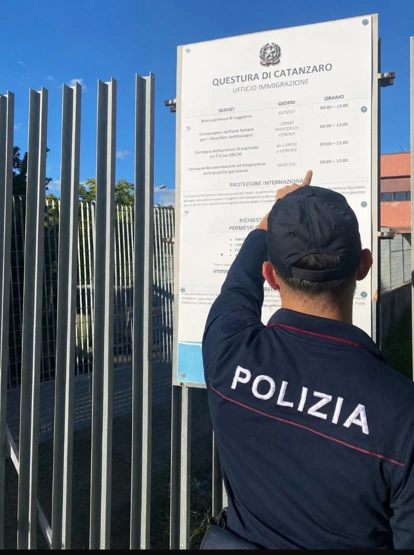 Contrasto all’immigrazione irregolare, a Catanzaro provvedimento di trattenimento per uno straniero con gravi precedenti penali