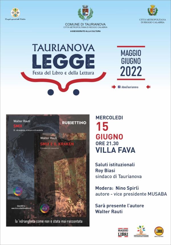 images “Taurianova Legge”, il 15 giugno Nino Spirlì presenta il libro di Walter Rauti “Smix e il Kraken”