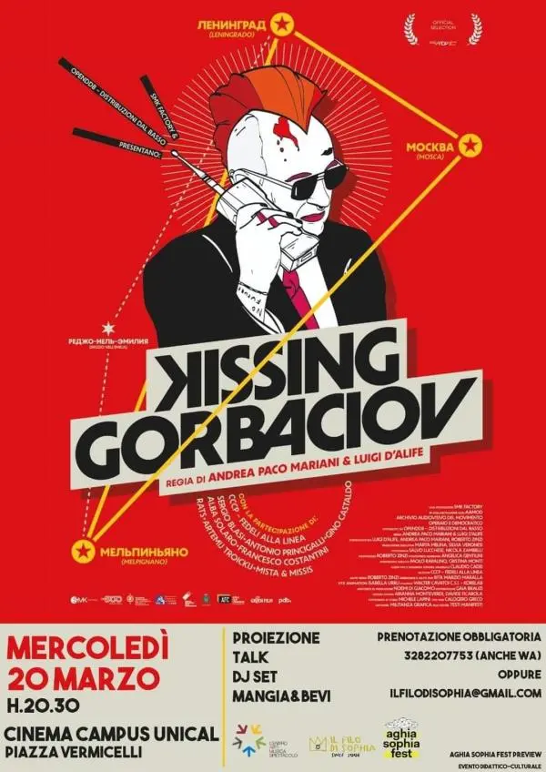 images "Kissing Gorbaciov" sbarca all'Unical per Aghia Sophia Fest 4 preview