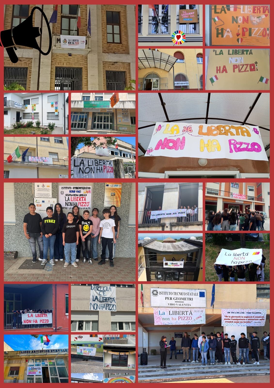 images “La libertà non ha pizzo”: le scuole del Vibonese colorano il 23 maggio nel segno della legalità 