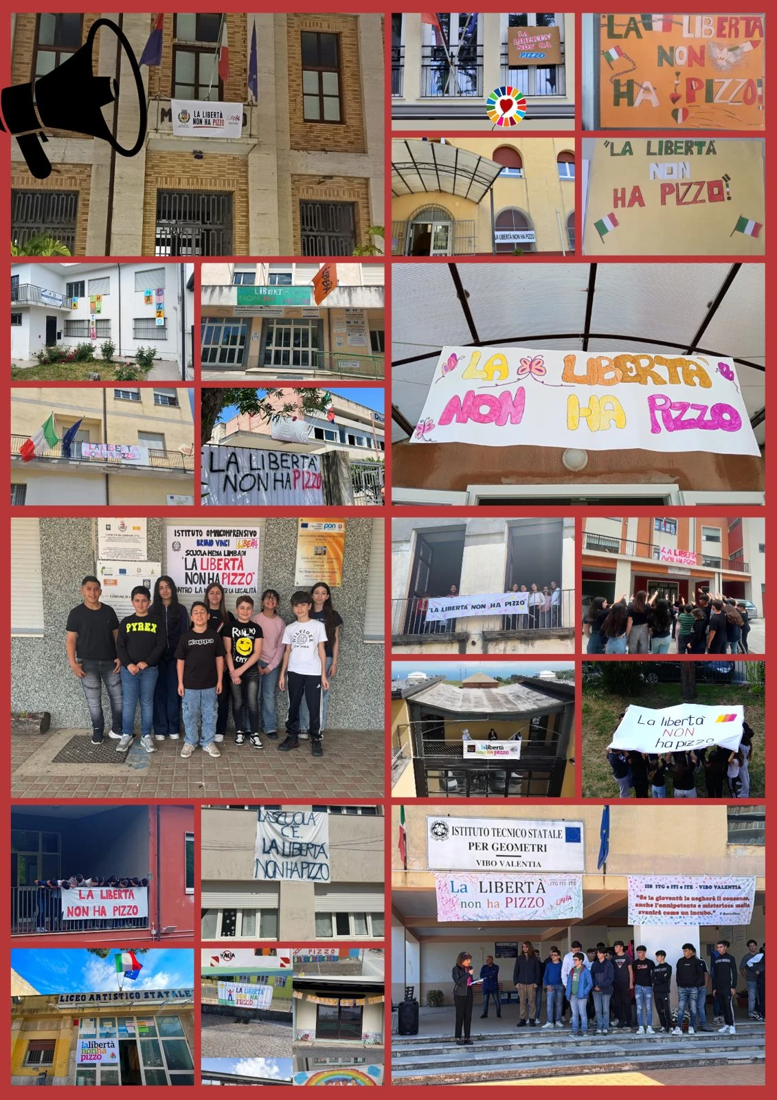 “La libertà non ha pizzo”: le scuole del Vibonese colorano il 23 maggio nel segno della legalità 