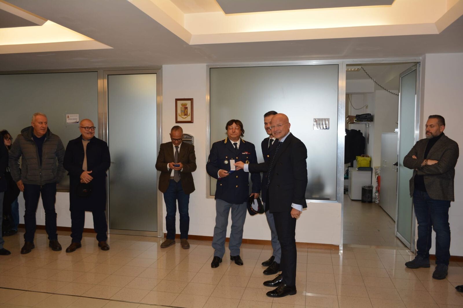 images Il commissario Mellace va in pensione, il saluto del Coisp