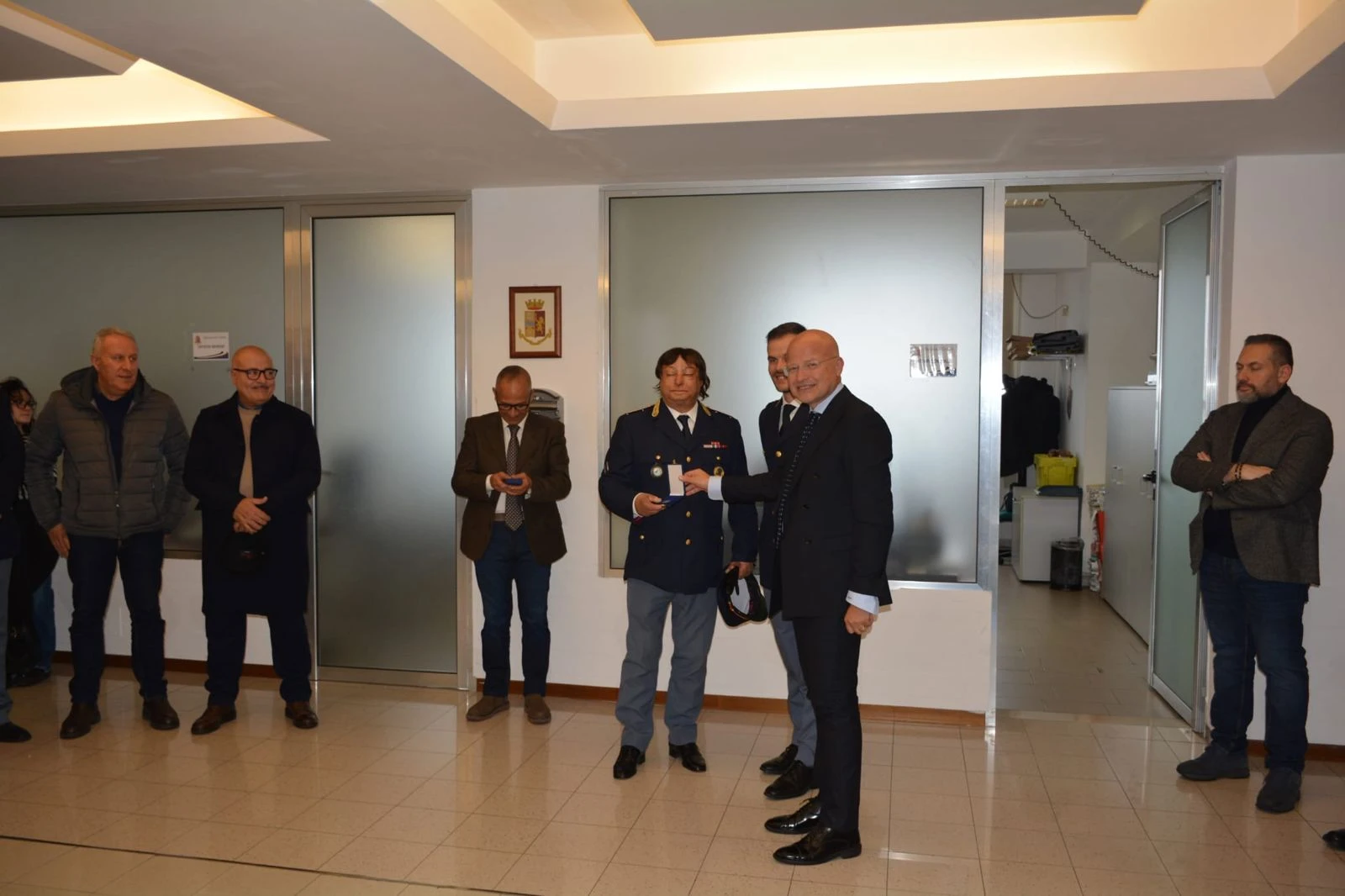 Il commissario Mellace va in pensione, il saluto del Coisp