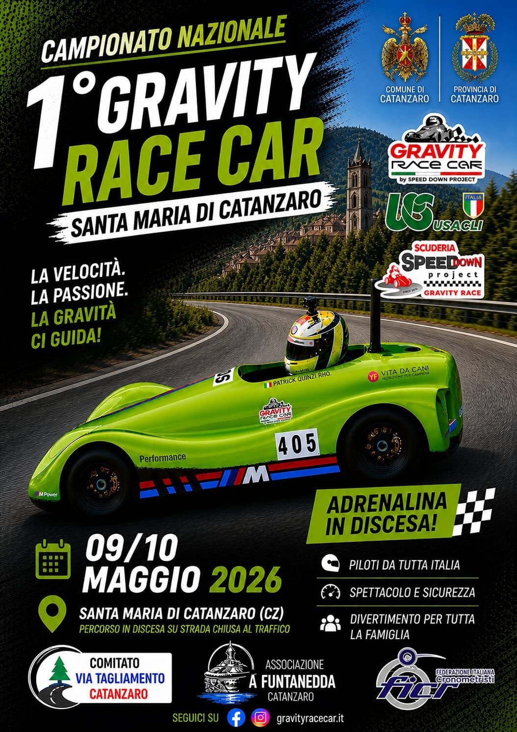 Catanzaro, nel quartiere Santa Maria debutta il campionato nazionale "Gravity Race Car" images Catanzaro, nel quartiere Santa Maria debutta il campionato nazionale "Gravity Race Car"