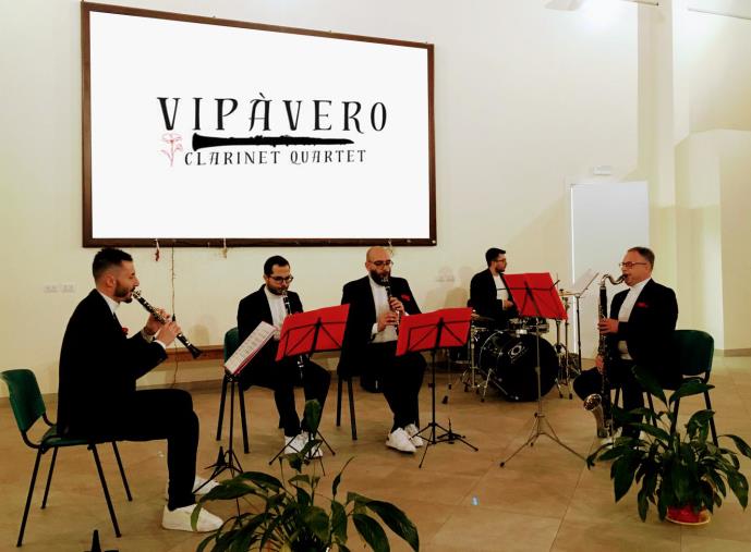 images Concerto del Vipavero Clarinet Quartet alla Casa della Musica di Laureana di Borrello