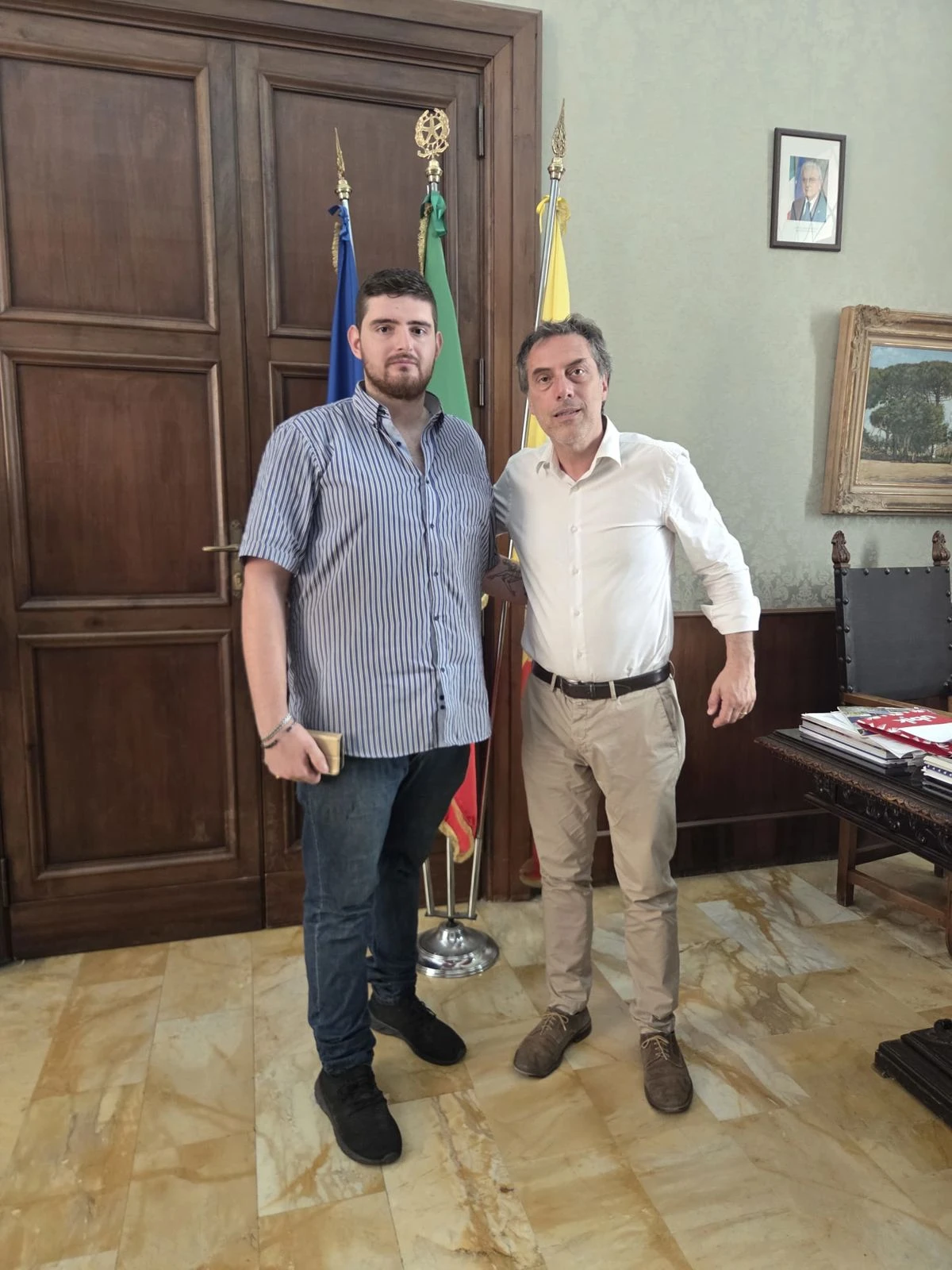 Catanzaro, Fiorita incontra il commerciante Rotundo: "Massima vicinanza e sostegno a chi investe nel cuore della città"
