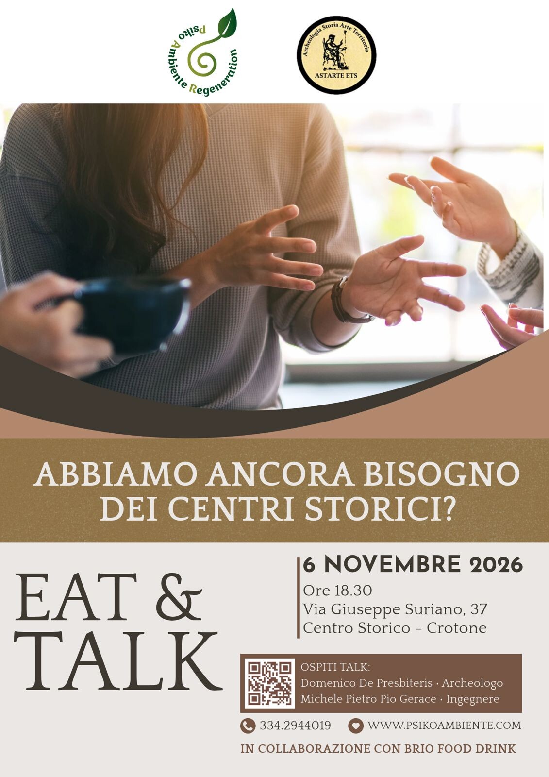 "Che cosa rende vivo un centro storico?": a Crotone arriva l'evento "Eat & Talk" images "Che cosa rende vivo un centro storico?": a Crotone arriva l'evento "Eat & Talk"
