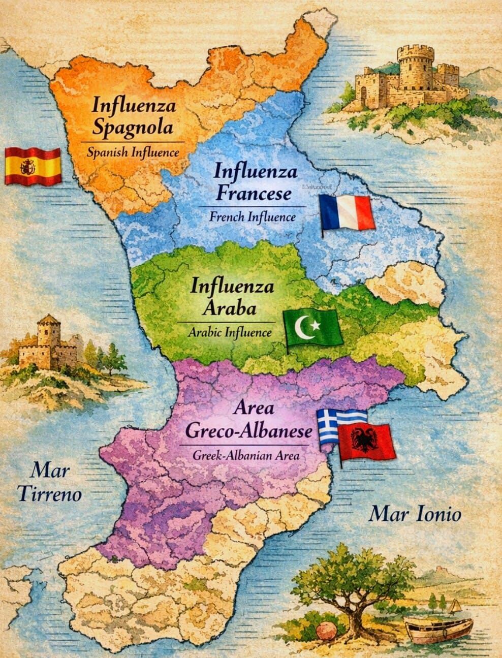 images Giornata dei dialetti: il calabrese una lingua dell’anima tra influenze spagnole, francesi e arabe