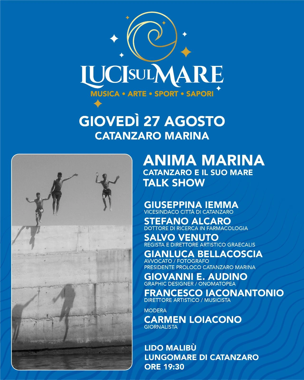 Catanzaro, Lido si illumina con “Luci sul Mare”: il 27 agosto serata di musica, cultura e sport (IL PROGRAMMA)