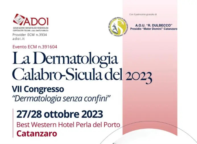 “Dermatologia senza confini”: domani e sabato il settimo congresso images “Dermatologia senza confini”: domani e sabato il settimo congresso