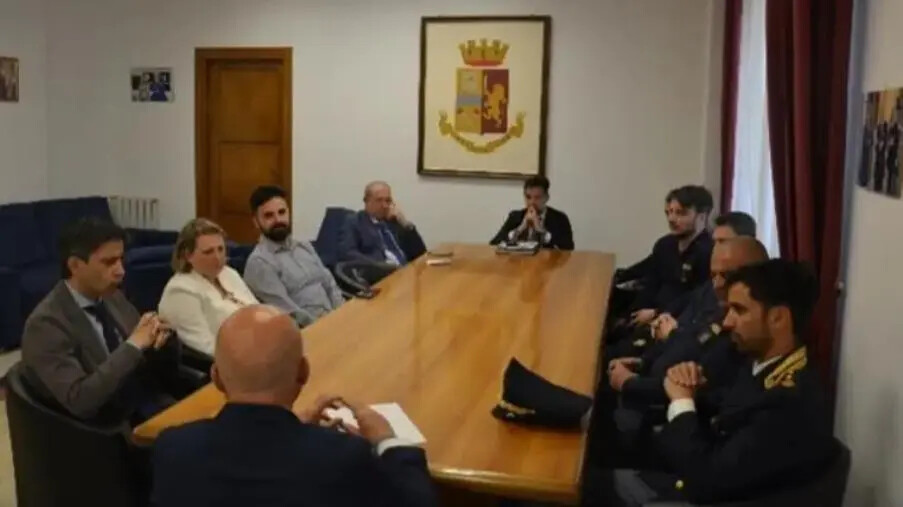 images Crotone, il Questore Panvino il presidente di Confcommercio