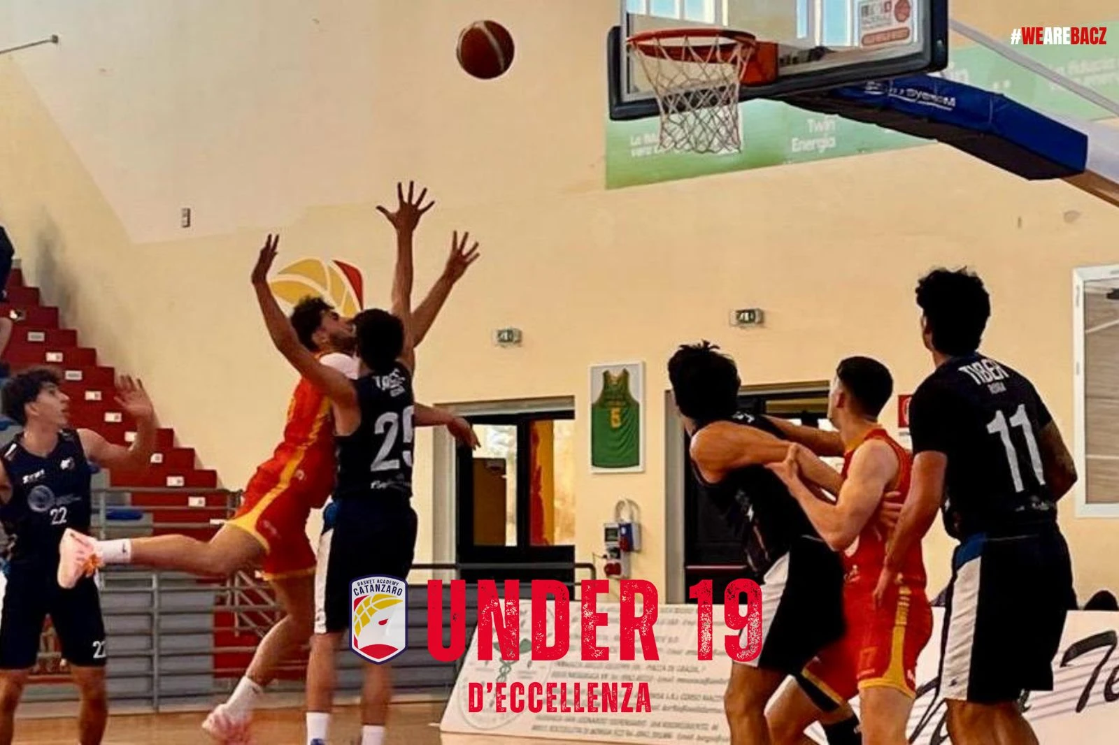 Basket Catanzaro, prestazione solida per l'U19 in Eccellenza: superata la Tiber Roma 92-76