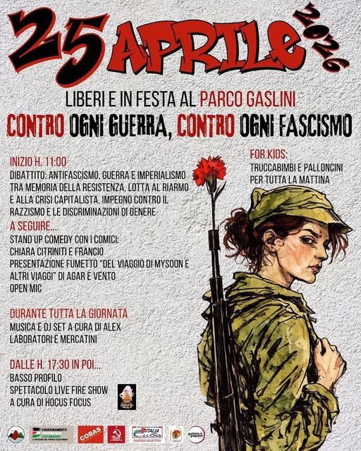 images Contro ogni guerra: il 25 aprile "Liberi e in festa" al Parco Gaslini di Catanzaro 