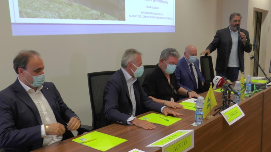 images Regione. 'Diga del Sole', al via gli invasi sperimentali. Previsti 500 posti di lavoro