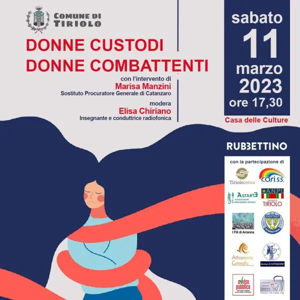 Tiriolo celebra la Giornata Internazionale dei diritti della donna con un doppio appuntamento images Tiriolo celebra la Giornata Internazionale dei diritti della donna con un doppio appuntamento
