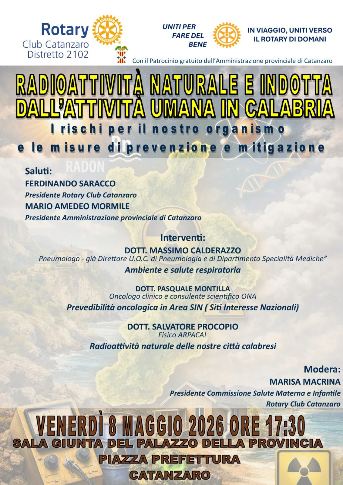 Catanzaro, al convegno Rotary il dibattito che riapre il caso sanitario del SIN di Crotone