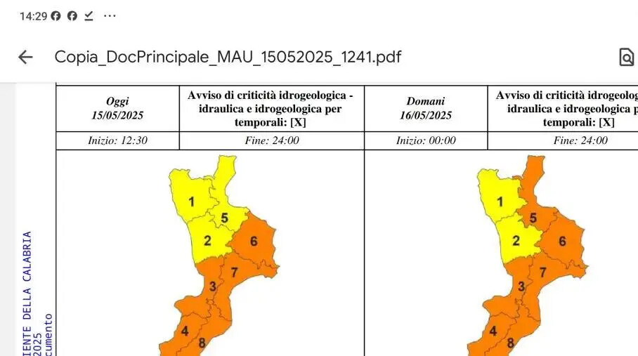 images Allerta arancione, a Catanzaro scuole chiuse 
