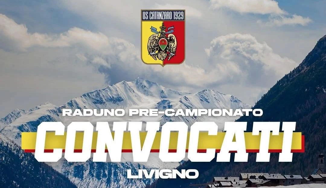Catanzaro, dal 25 luglio Aquile in ritiro a Livigno: i convocati