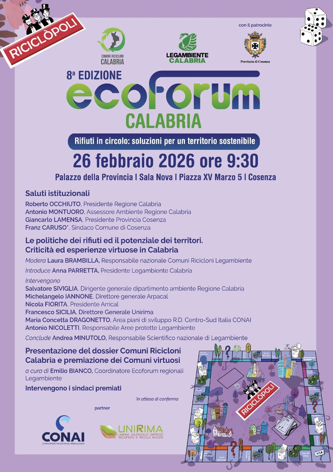 images Domani a Cosenza la presentazione dell'Ecoforum di Legambiente 
