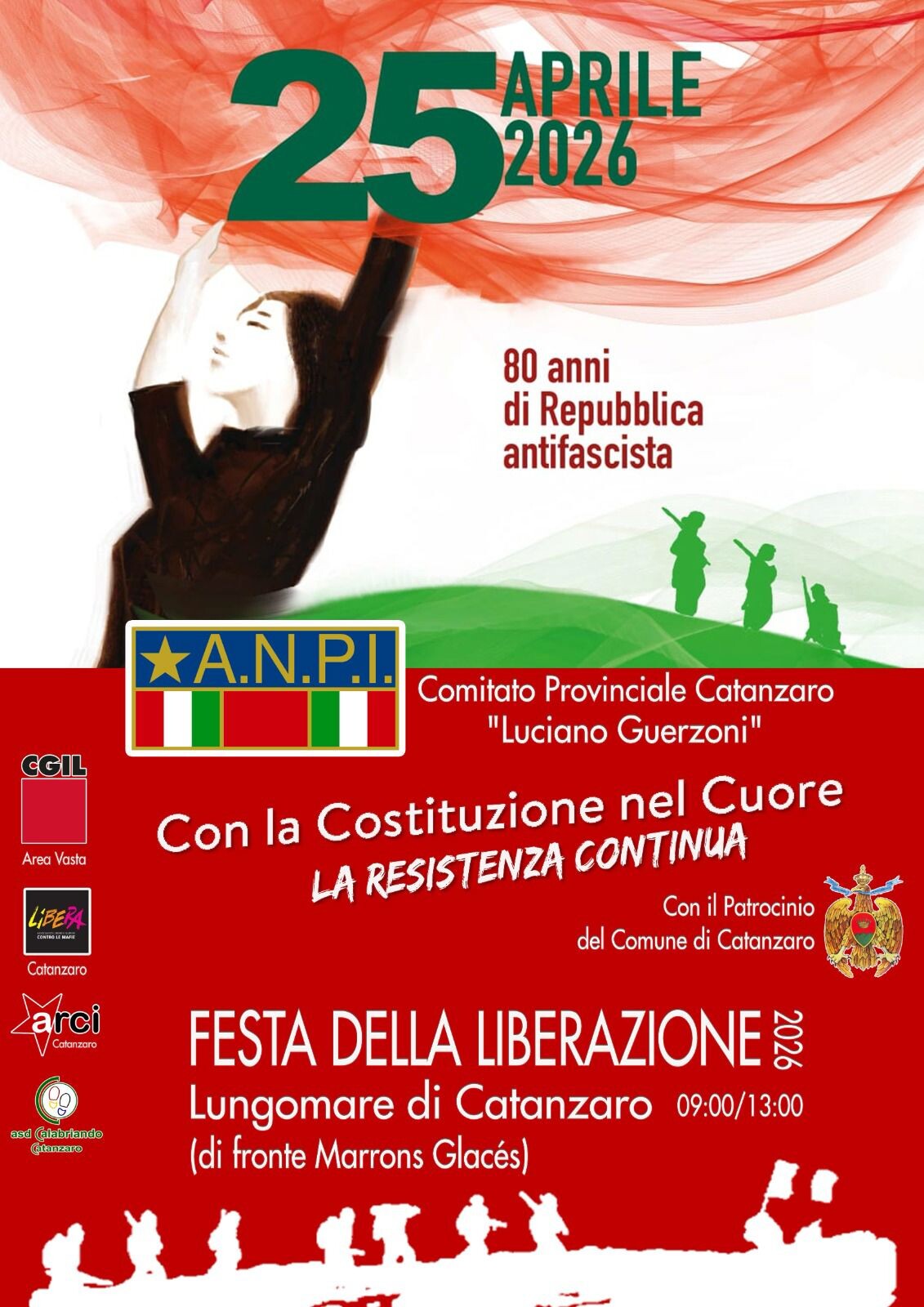 images 25 aprile, l'ANPI Catanzaro celebra la Liberazione: "La resistenza continua!"