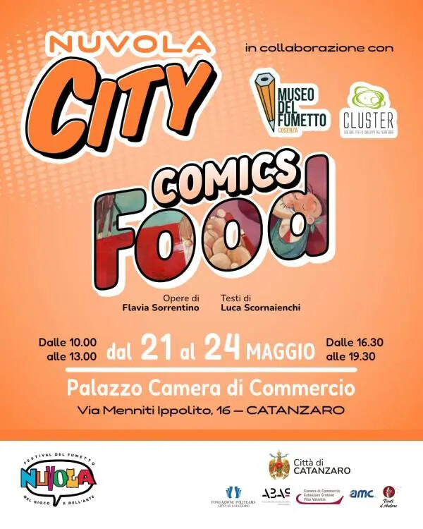 images "Nuvola" Festival a Catanzaro, in Camera di Commercio la mostra "Comics Food" 