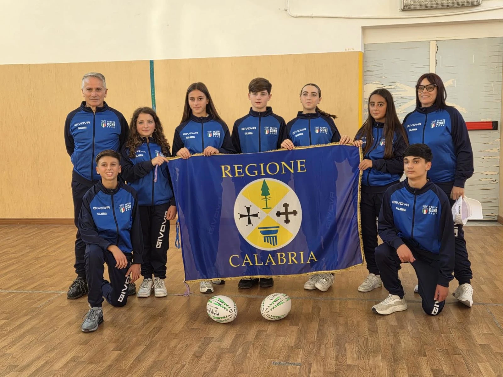 Trofeo CONI 2026, la rappresentativa calabrese di Tag Rugby in viaggio verso la Puglia
