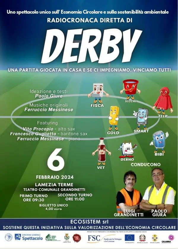 AMA Calabria, a Lamezia Terme l’importanza della tutela ambientale con “Derby” images AMA Calabria, a Lamezia Terme l’importanza della tutela ambientale con “Derby”