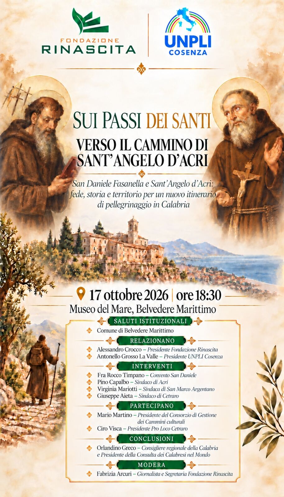 Sui passi dei Santi: a Belvedere Marittimo il progetto per il Cammino di Sant’Angelo d’Acri images Sui passi dei Santi: a Belvedere Marittimo il progetto per il Cammino di Sant’Angelo d’Acri