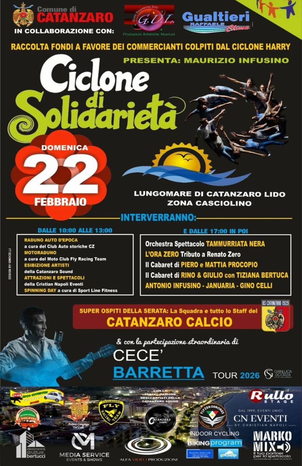 Ciclone Harry, domenica confermata il “Ciclone di solidarietà” images Ciclone Harry, domenica confermata il “Ciclone di solidarietà”