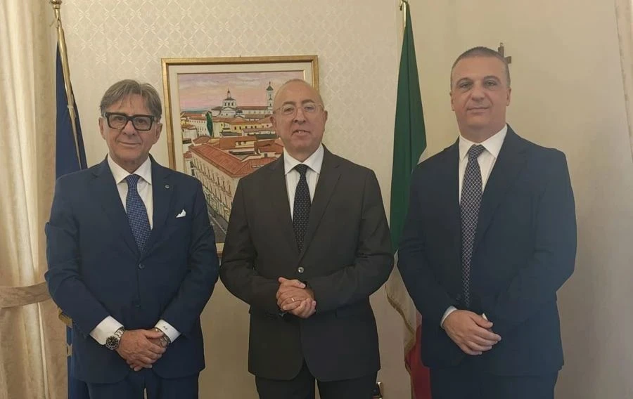 Catanzaro, il neo Prefetto Clemente Di Nuzzo in visita istituzionale alla Camera di Commercio