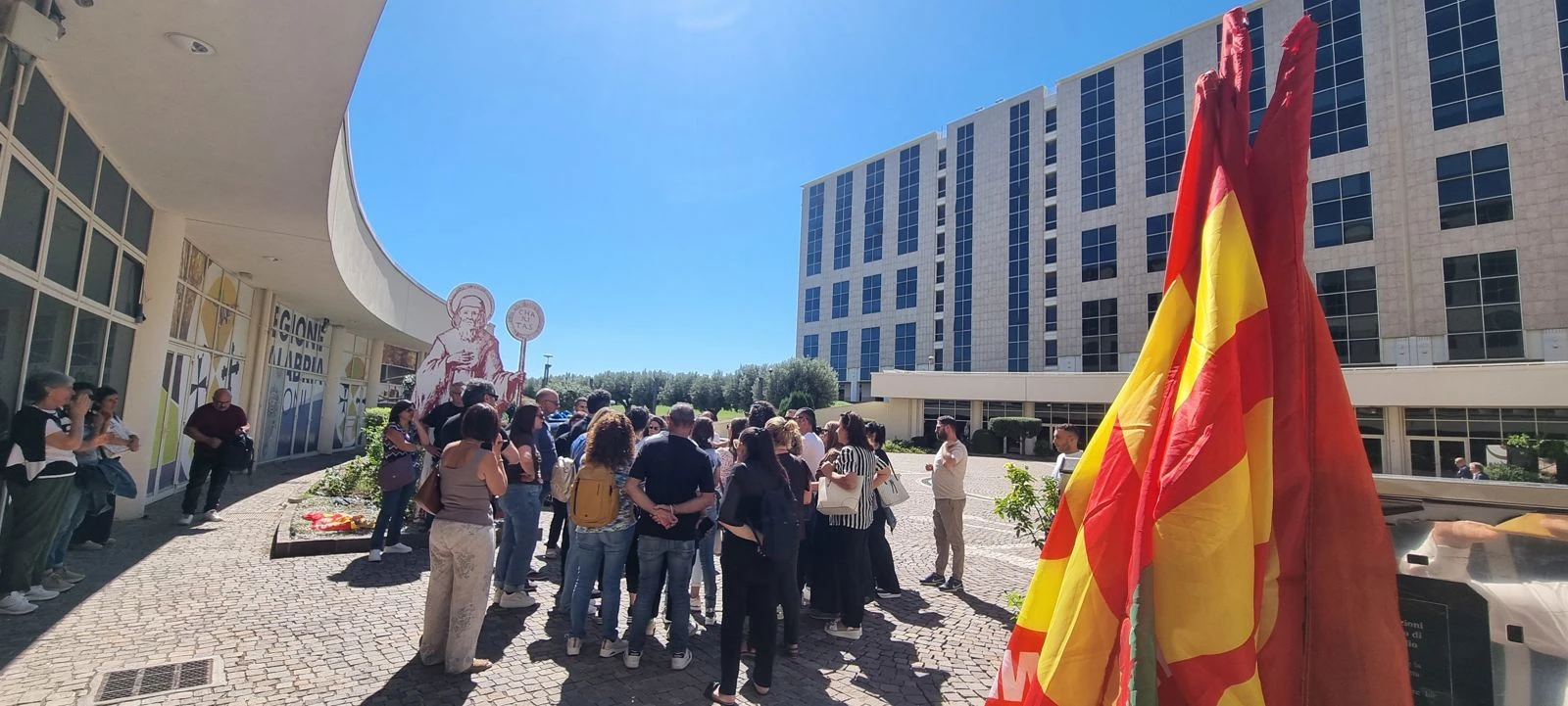 OSS idonei, protesta in Cittadella dell'USB: "Ancora in ostaggio dei target e della burocrazia"