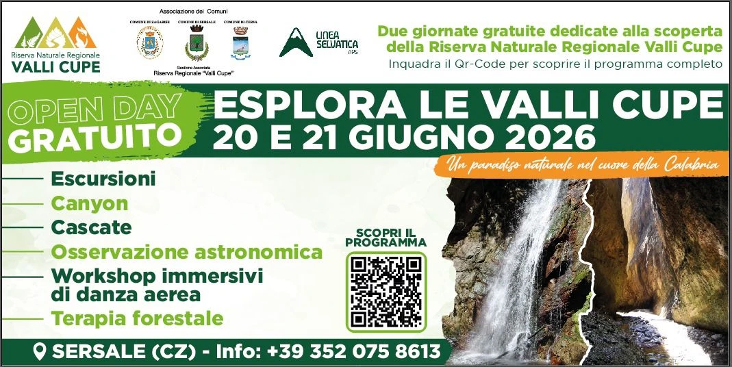 Open Day alla Riserva Valli Cupe, 2 giorni per scoprire uno dei tesori naturalistici più straordinari della Calabria&nbsp;