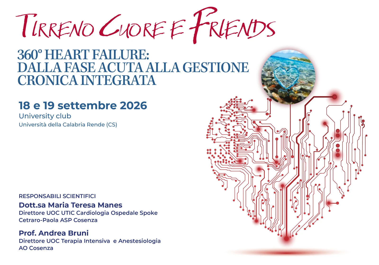 All’Università della Calabria il V Congresso nazionale “360° Heart Failure”