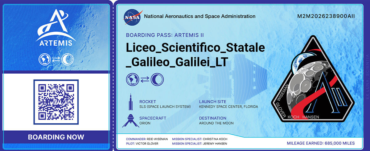 images Da Lamezia allo Spazio: Il Liceo "Galilei" decolla con la Missione Artemis II