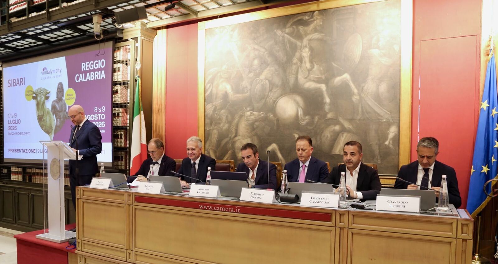 images Presentato "Vinitaly and the City" Sibari e Reggio Calabria alla Camera dei Deputati