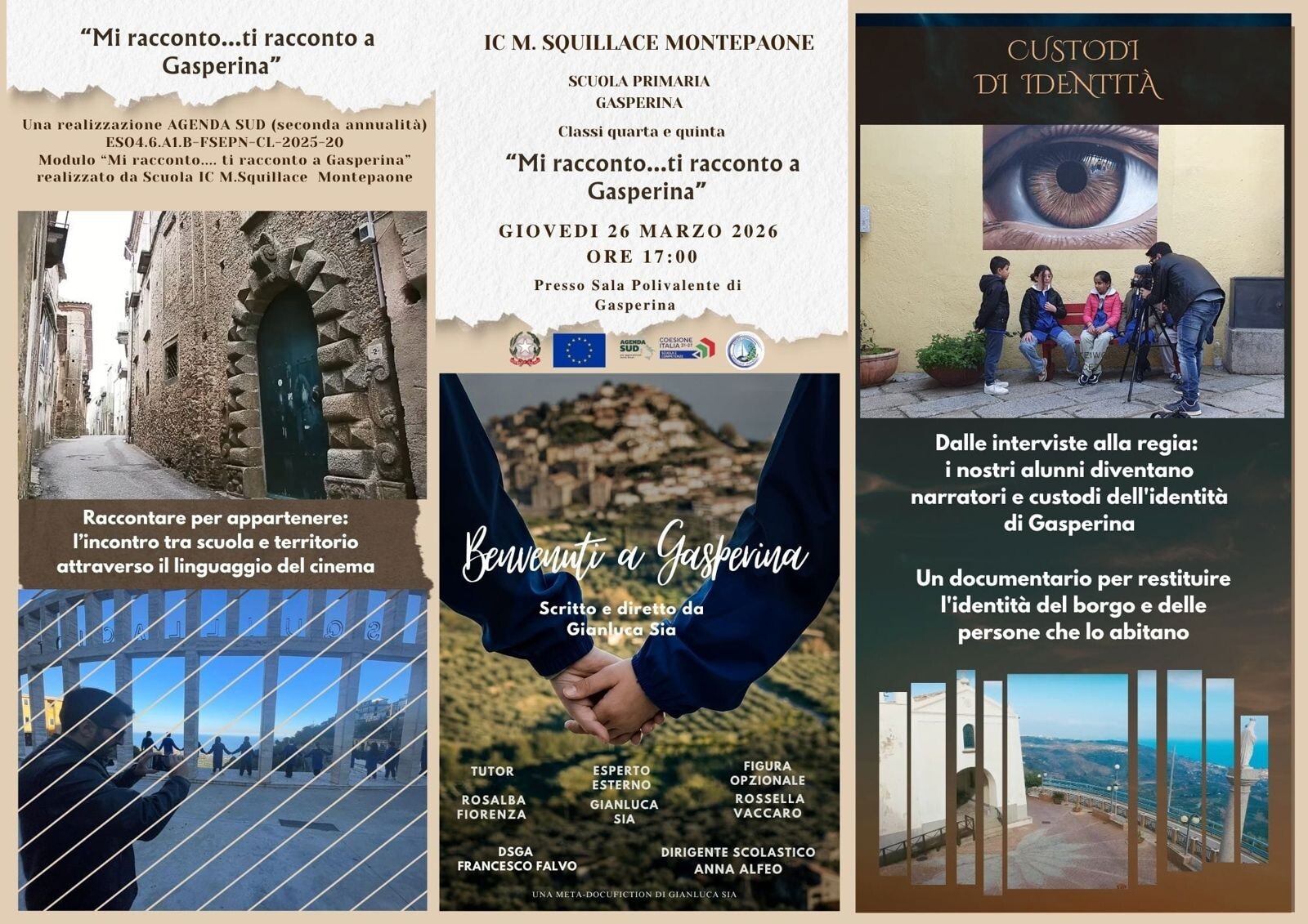 images Gasperina si racconta con gli occhi dei bambini e la firma del regista Gianluca Sia