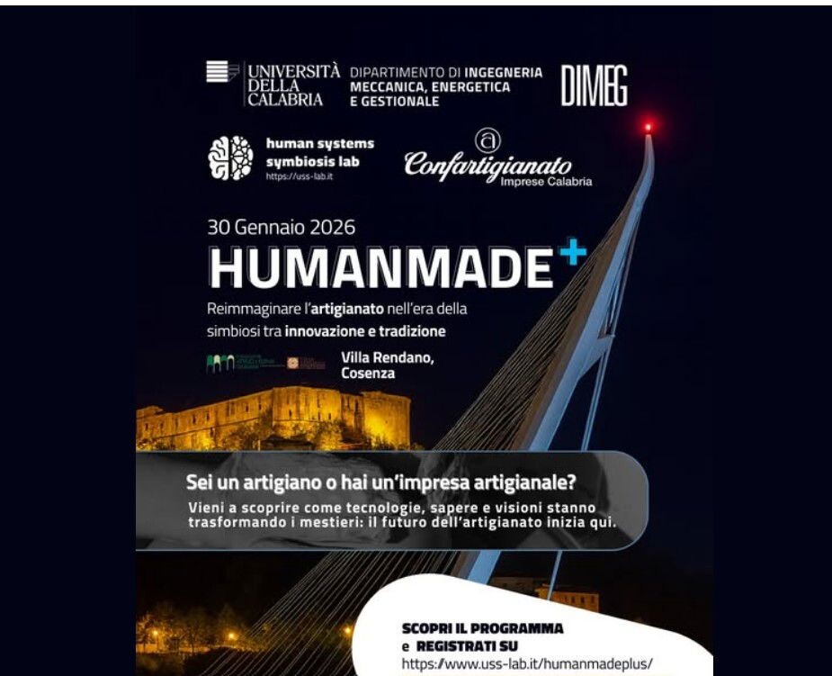 images Humanmade+, l’artigianato guarda al futuro: a Catanzaro la presentazione dell'evento che si svolgerà a Cosenza