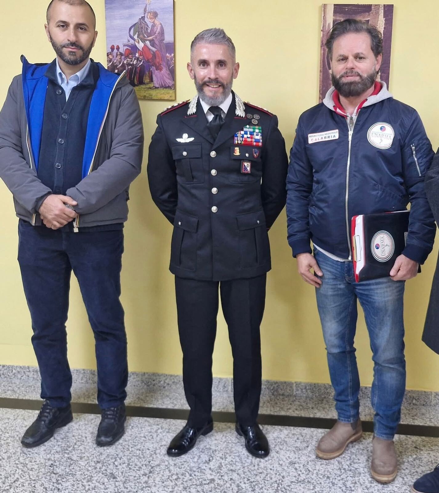 images UNARMA in visita alla Legione Carabinieri, Riccio: "Momento storico per il sindacalismo militare calabrese"  