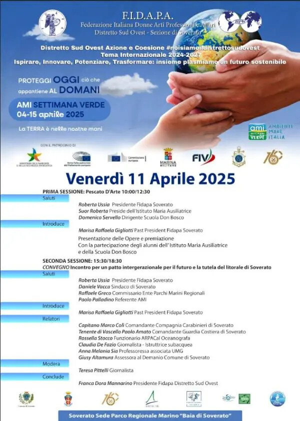 "Un patto intergenerazionale per il litorale di Soverato": venerdì 11 aprile il convegno Fidapa images "Un patto intergenerazionale per il litorale di Soverato": venerdì 11 aprile il convegno Fidapa