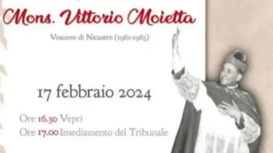 images Al via domani 17 febbraio a Lamezia la fase istruttoria per la beatificazione di mons Moietta