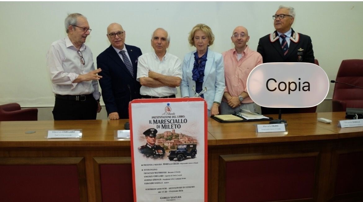 Catanzaro, memoria e storia all’incontro su “Il maresciallo di Mileto” images Catanzaro, memoria e storia all’incontro su “Il maresciallo di Mileto”