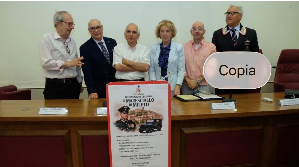 Catanzaro, memoria e storia all’incontro su “Il maresciallo di Mileto”