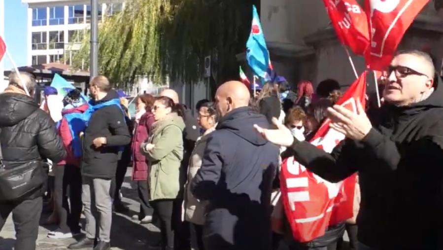 images Fondazione Betania, lavoratori in protesta alla Prefettura: tra arretrati e promesse disattese