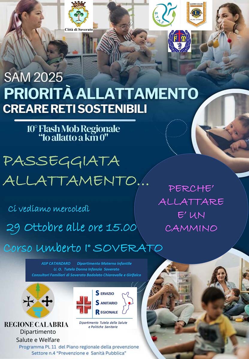 images Un flash mob a Soverato concluderà la Settimana mondiale dell’allattamento materno