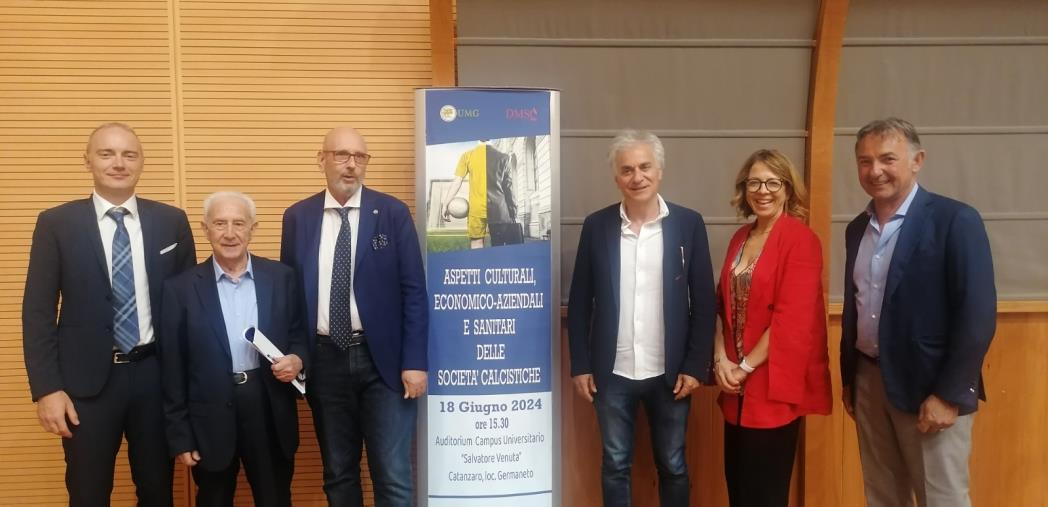 images Gli aspetti economico-aziendali, sanitari e culturali delle società calcistiche: il convegno all'UMG di Catanzaro