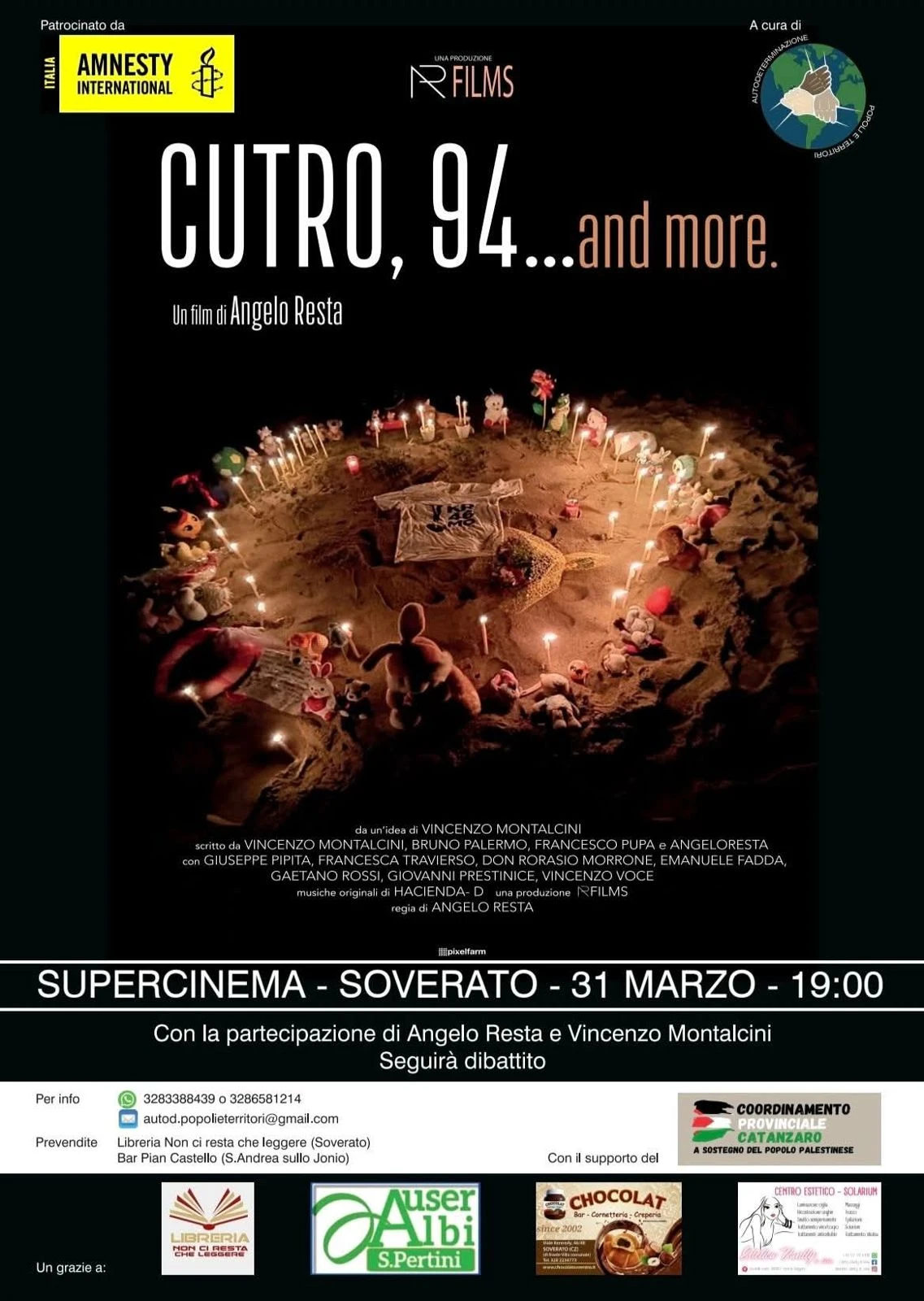 Il Supercinema di Soverato ospita il film documentario “Cutro, 94… and more”
