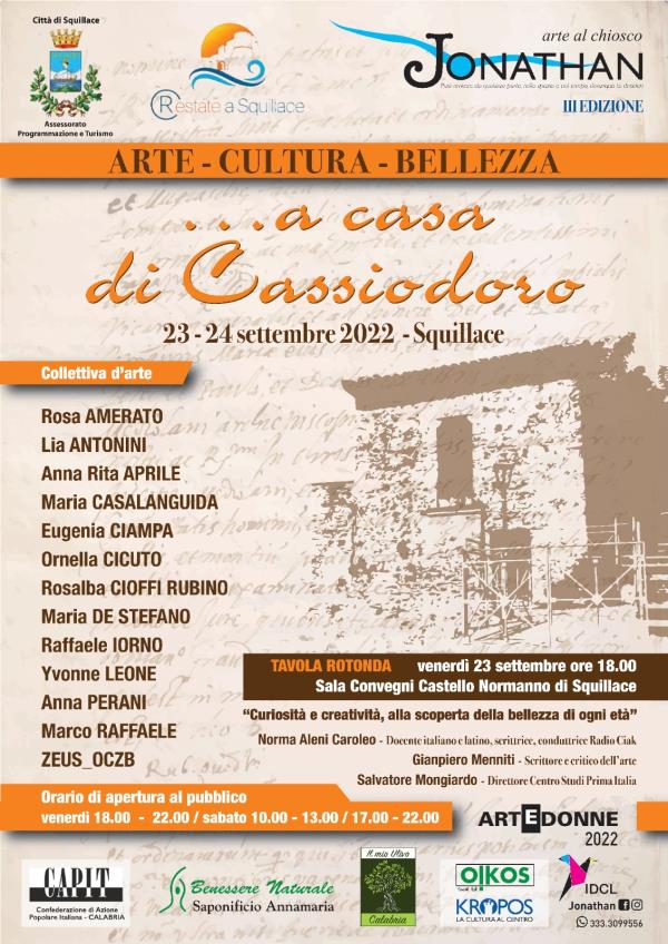 images Squillace, torna l'appuntamento con "A casa di Cassiodoro": arte, cultura e bellezze di questa terra