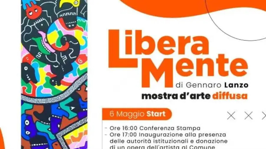 images Al via a Lamezia "Liberamente", l'iniziativa di arte diffusa e partecipata dell'artista Gennaro Lanzo