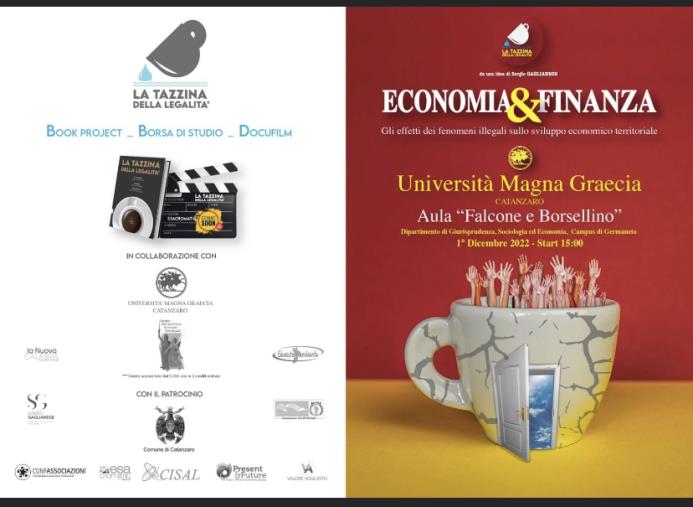 images La Tazzina della Legalità: all’Umg il convegno “Economia & Finanza”
