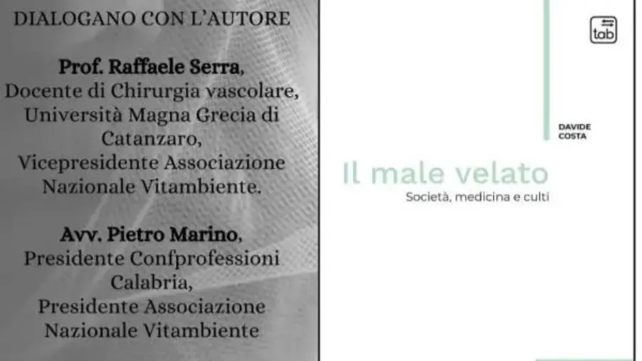 A Catanzaro la presentazione del saggio "Il male velato: società, medicina e culti" images A Catanzaro la presentazione del saggio "Il male velato: società, medicina e culti"